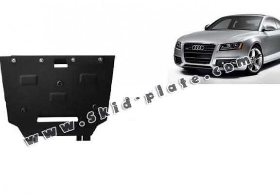 Steel gearbox skid plate for Audi A5