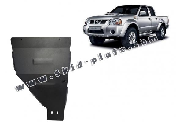 Steel gearbox skid plate for Nissan Navara D22