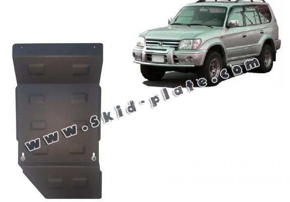 Steel gearbox skid plate for Toyota Land Cruiser J90 - only for 3 doors model