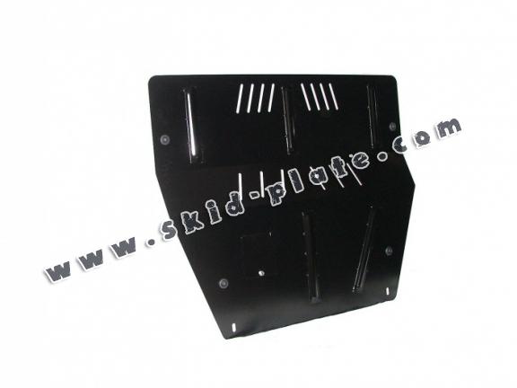 Steel skid plate for Peugeot 407