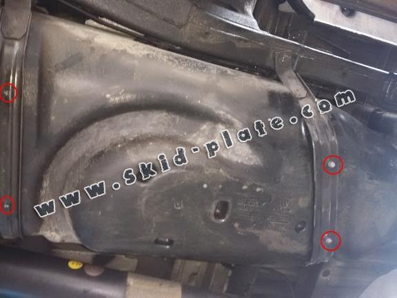 Steel fuel tank skid plate  for Volkswagen Amarok