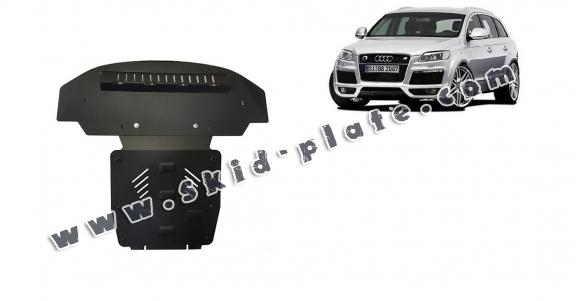 Steel skid plate for Audi Q7