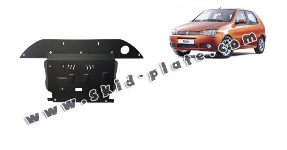 Steel skid plate for the protection of the engine, gearbox and differential for Fiat Palio