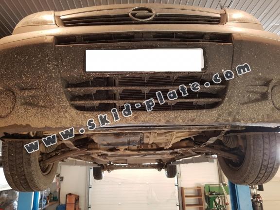 Steel skid plate for Opel Vivaro