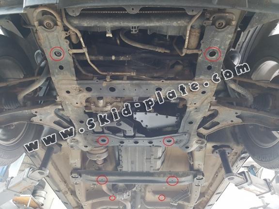 Steel skid plate for Suzuki Grand Vitara 2