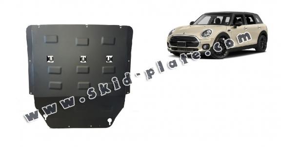 Steel skid plate for the protection of the engine and the gearbox for Mini Clubman