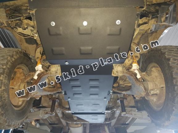 Steel skid plate for Toyota Land Cruiser J90