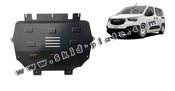 Steel skid plate for Opel Combo