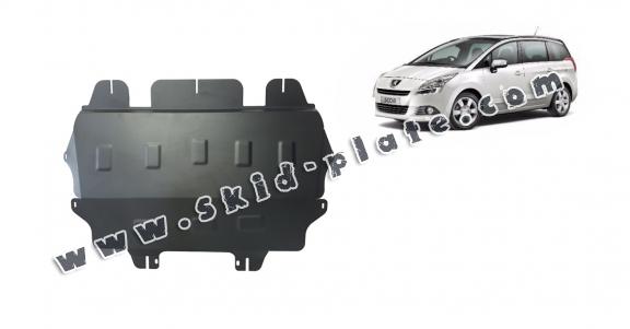 Steel skid plate for the protection of the engine and the gearbox for Peugeot 5008