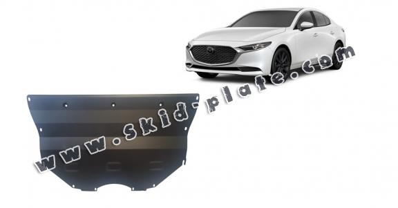 Steel skid plate for Mazda 3