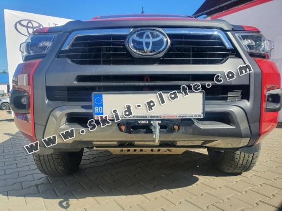 Aluminum radiator skid plate for Toyota Hilux Revo