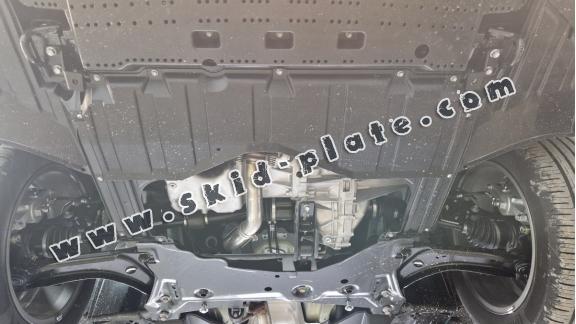 Steel skid plate for the protection of the engine and the gearbox for Suzuki S-Cross