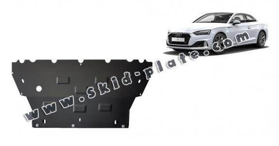 Steel skid plate for Audi A5 