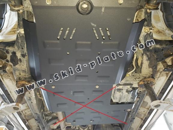 Steel gearbox skid plate for Toyota Hilux Revo