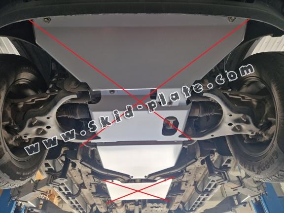 Steel automatic gearbox skid plate for Ford Ranger