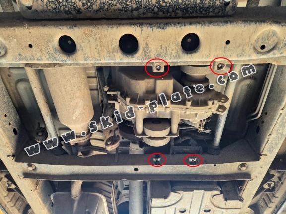 Steel skid plate for reductor  Hyundai Terracan