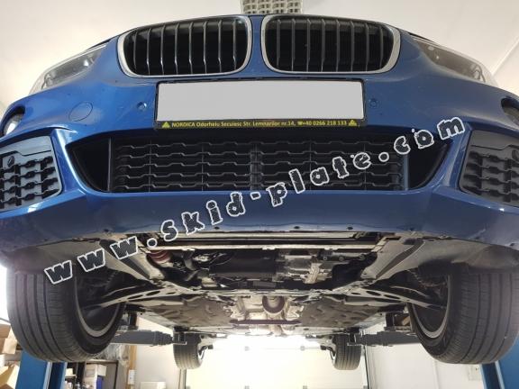 Steel skid plate for BMW X2 F39