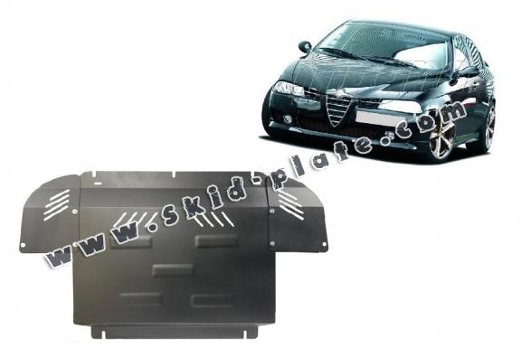 Steel skid plate for Alfa Romeo 156