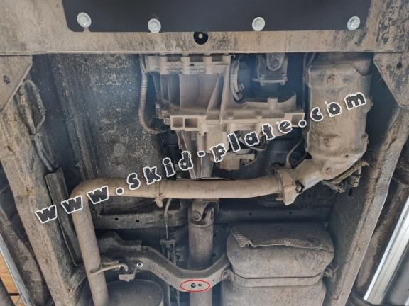 Steel gearbox skid plate for Nissan Navara