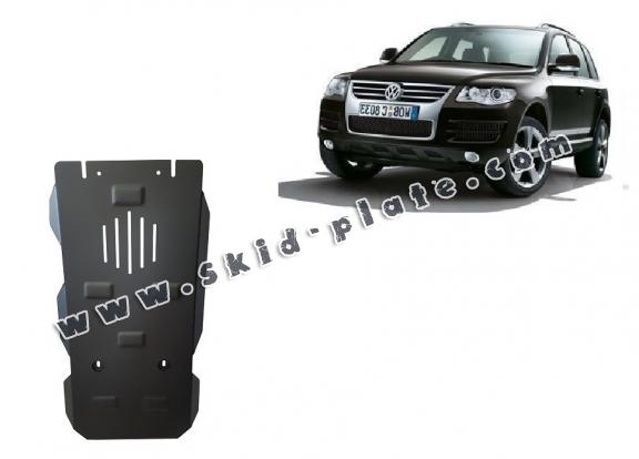 Steel manual gearbox skid plate for VW Touareg 7L