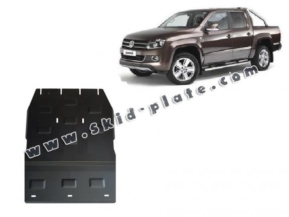 Steel gearbox and differential skid plate for Volkswagen Amarok -  V6 automat