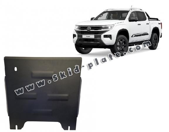 Steel transfer case skid plate for Volkswagen Amarok