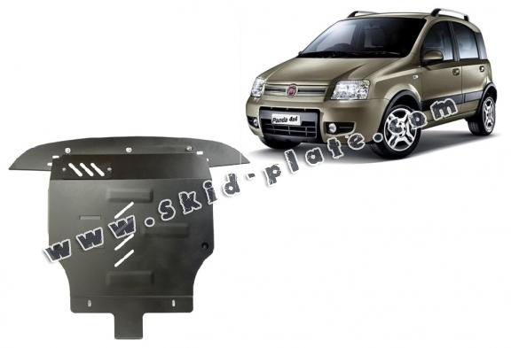 Steel skid plate for Fiat Panda 4x4