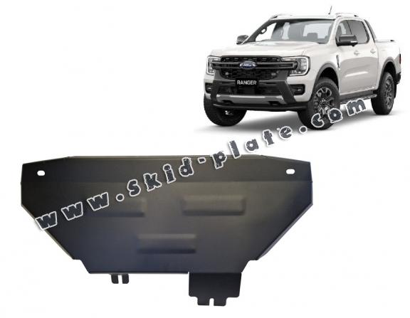 Steel radiator skid plate for Ford Ranger