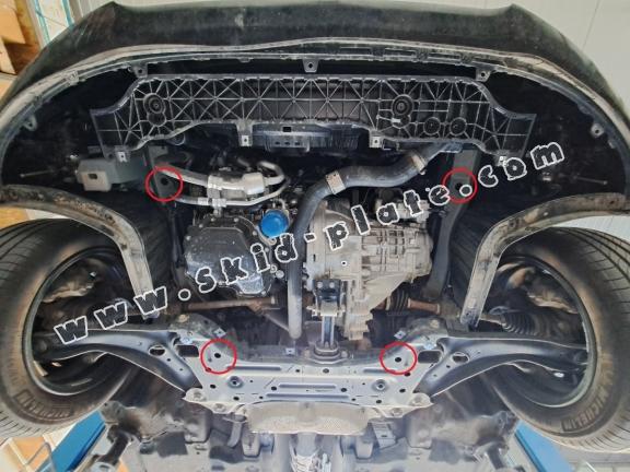 Steel skid plate for Hyundai i20 Hybrid