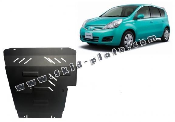 Steel skid plate for Nissan Note