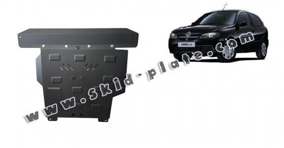 Steel skid plate for Nissan Almera Tino