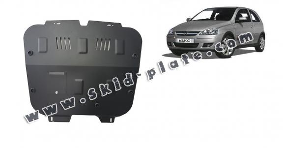 Steel skid plate for Opel Corsa C