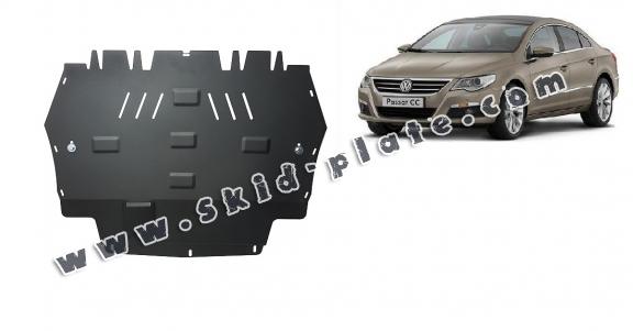 Steel skid plate for VW Passat CC