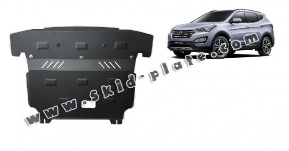 Steel skid plate for Hyundai Santa Fe