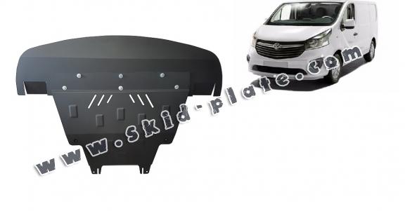 Steel skid plate for Opel Vivaro