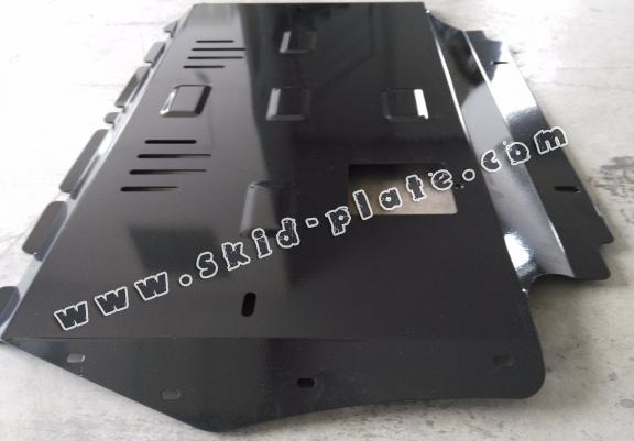 Steel skid plate for VW Jetta