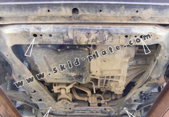 Steel skid plate for Renault Koleos