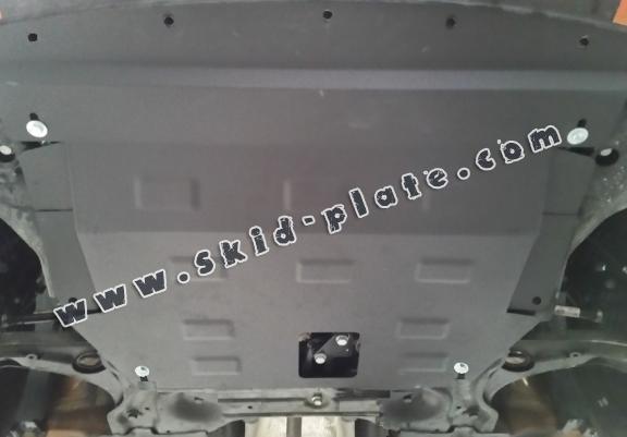 Steel skid plate for Nissan Micra