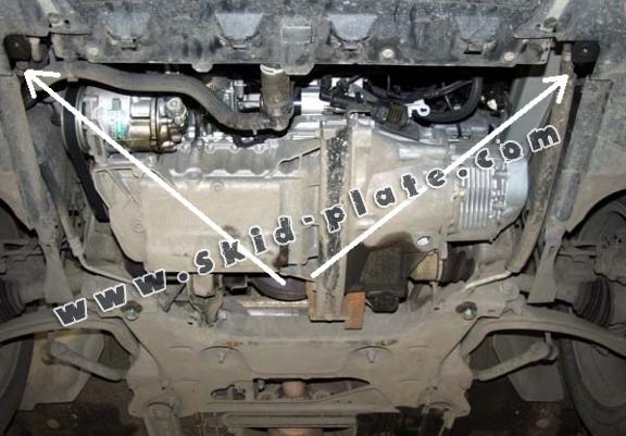 Steel skid plate for Citroen C5