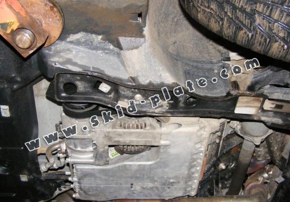 Steel skid plate for the protection of the engine and gearbox for Mercedes B-Class