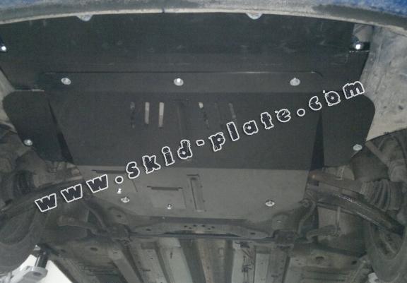 Steel skid plate for Peugeot 307