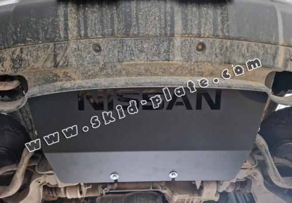 Steel radiator skid plate for Nissan Navara