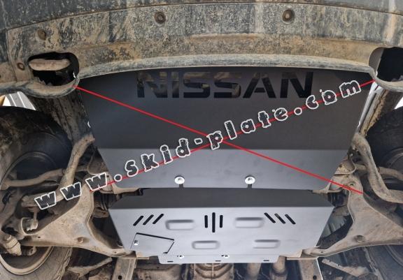 Steel skid plate for Nissan Pathfinder