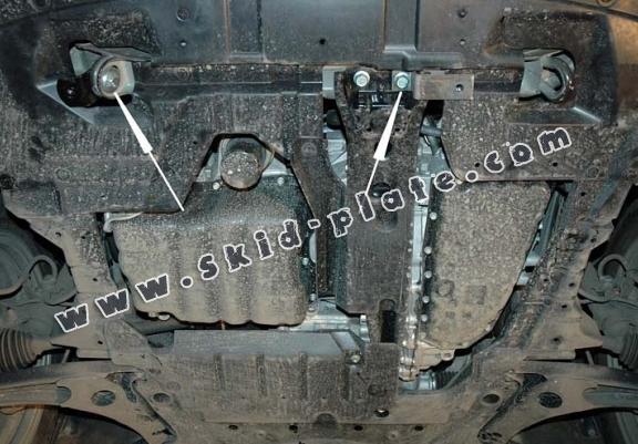 Steel skid plate for Mitsubishi Outlander