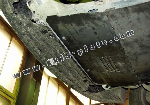 Steel skid plate for Peugeot 208