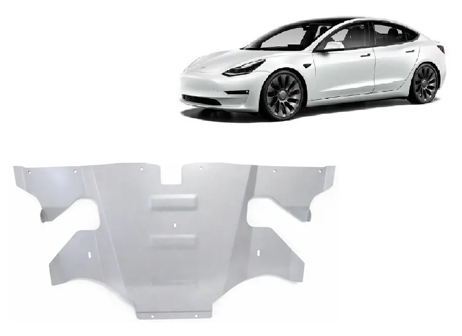 Stražnja aluminijska zaštita električnog motora – Tesla Model 3 AWD 2017-2026