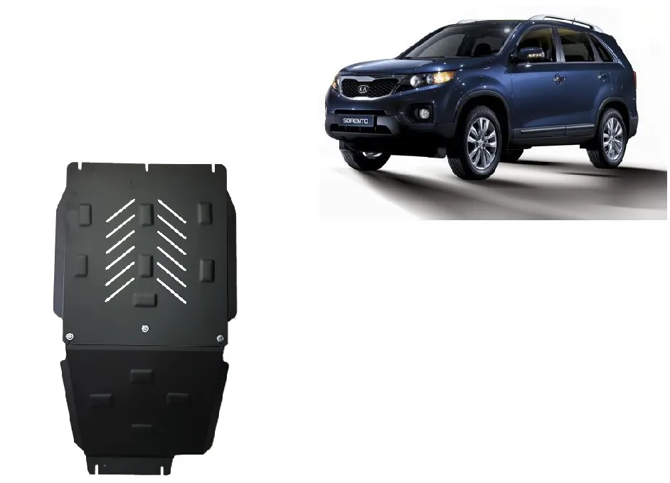 Čelična zaštitna ploča za mjenjač i diferencijal za Kia Sorento			 2006-2009