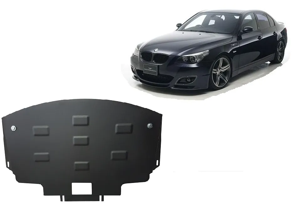 Čelična zaštita hladnjaka za BMW Serije 5 E60/E61 – standardni M prednji branik			 2003-2010