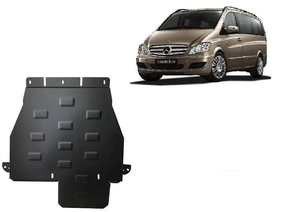 Čelična zaštita mjenjača za Mercedes Viano W639 4x4 s automatskim mjenjačem 			 2003-2014