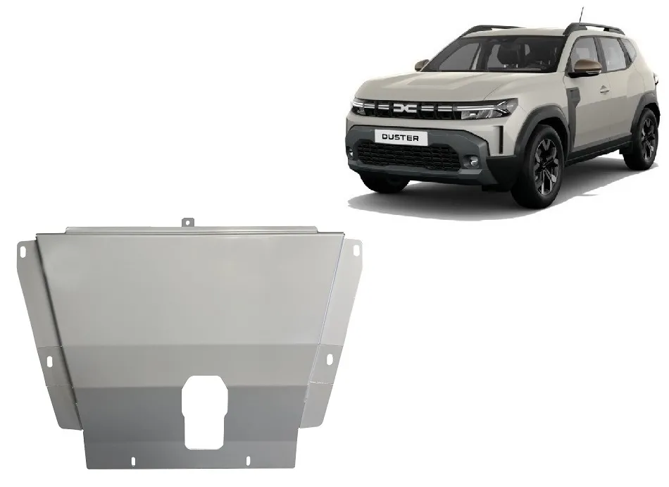 Aluminijska zaštita motora za Dacia Duster 4x2 +4x4			 2024-2026